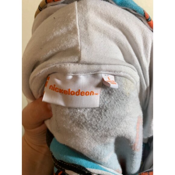 Retro Rugrats Nickelodeon Crop Hoodie Sweatshirt Women's Size Large AD7 - Picture 5 of 7